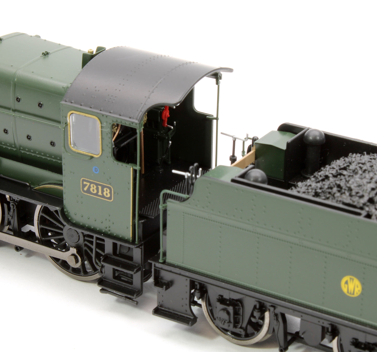 Granville Manor GW Green Shirt Button 78xx Manor Class 4-6-0 Steam Locomotive No.7818 - DCC Fitted