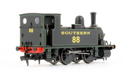 4S-018-003 B4 0-4-0T Southern Black Lined Green '88' Steam Locomotive