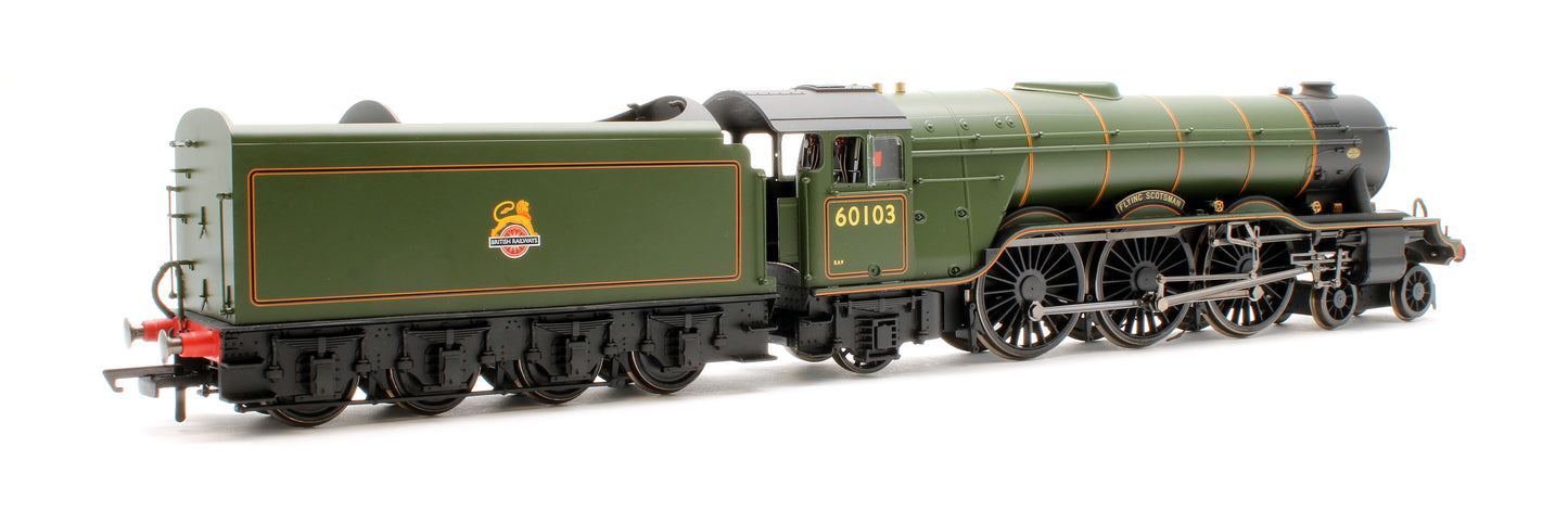 Class A3 4-6-2 60103 'Flying Scotsman' BR with Steam Generator (Diecast footplate and flickering firebox) Steam Locomotive - DCC Sound