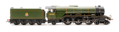 Class A3 4-6-2 60103 'Flying Scotsman' BR with Steam Generator (Diecast footplate and flickering firebox) Steam Locomotive - DCC Sound