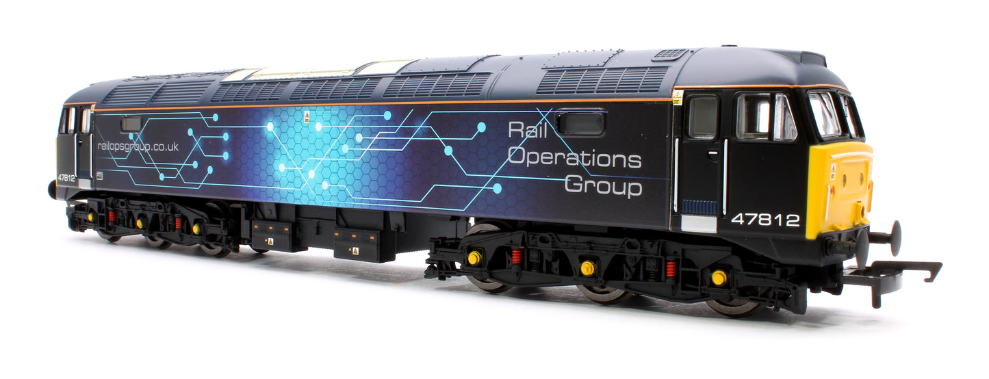 RailRoad Plus Class 47/8 47812 Rail Operations Group (ROG) Diesel Locomotive