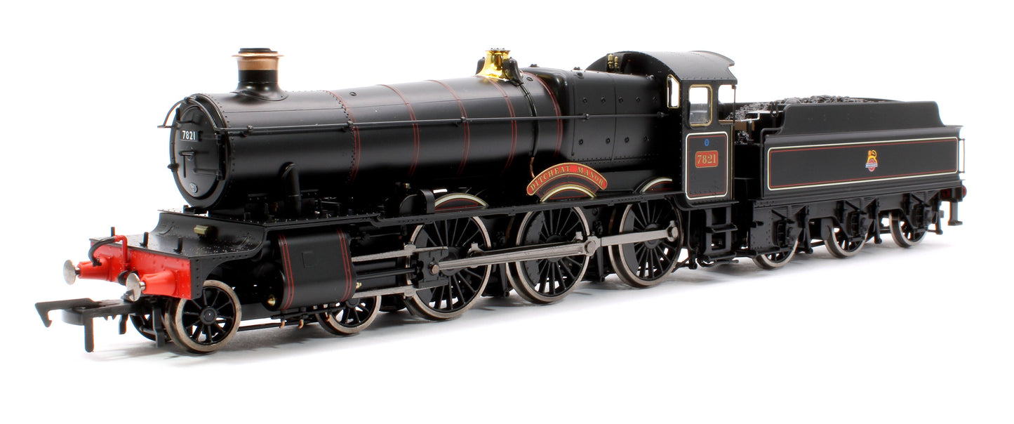 Pre-Owned 4S-001-011S Ditcheat Manor BR Lined Black Early Crest GWR 78xx Manor Class 4-6-0 Steam Locomotive No.7821 - Sound Fitted
