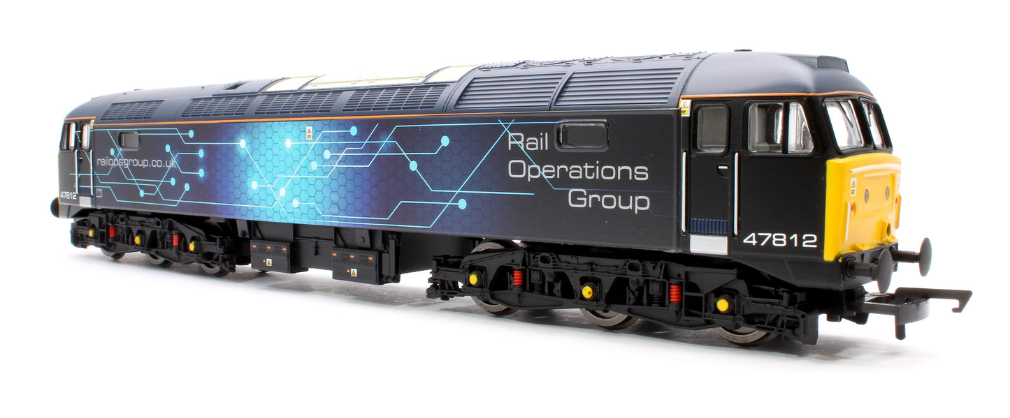 RailRoad Plus Class 47/8 47812 Rail Operations Group (ROG) Diesel Locomotive