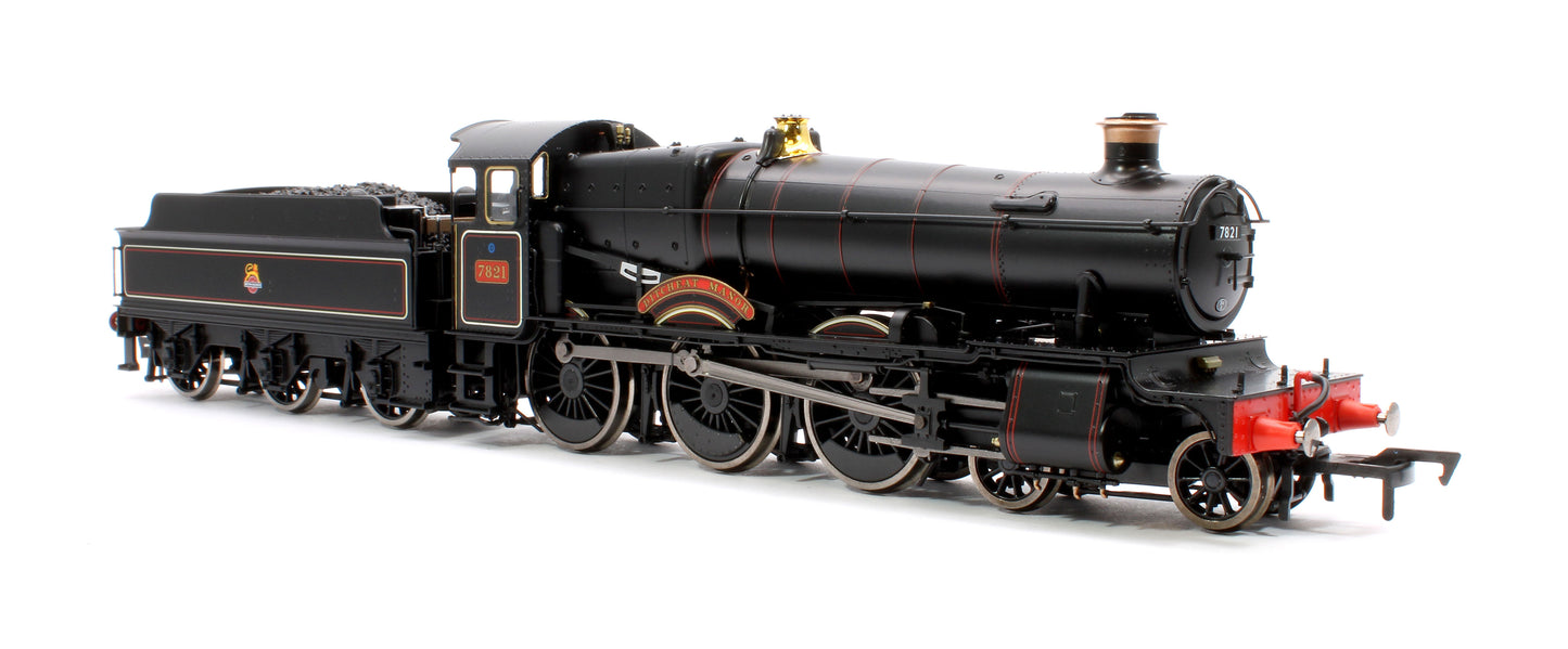 Ditcheat Manor BR Lined Black Early Crest 78xx Manor Class 4-6-0 Steam Locomotive No.7821