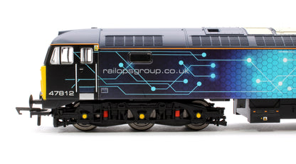 RailRoad Plus Class 47/8 47812 Rail Operations Group (ROG) Diesel Locomotive