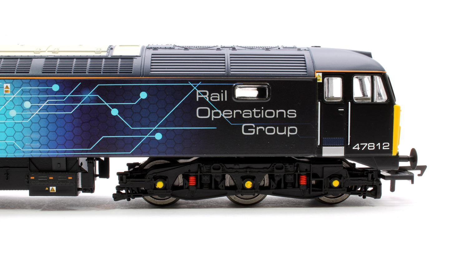 RailRoad Plus Class 47/8 47812 Rail Operations Group (ROG) Diesel Locomotive