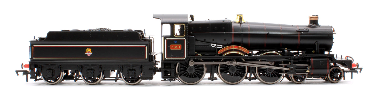 Pre-Owned 4S-001-011S Ditcheat Manor BR Lined Black Early Crest GWR 78xx Manor Class 4-6-0 Steam Locomotive No.7821 - Sound Fitted