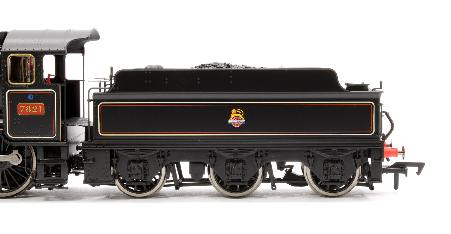 Ditcheat Manor BR Lined Black Early Crest 78xx Manor Class 4-6-0 Steam Locomotive No.7821