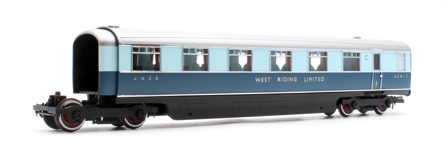 LNER West Riding Limited Double Open First Articulated Coach Pack