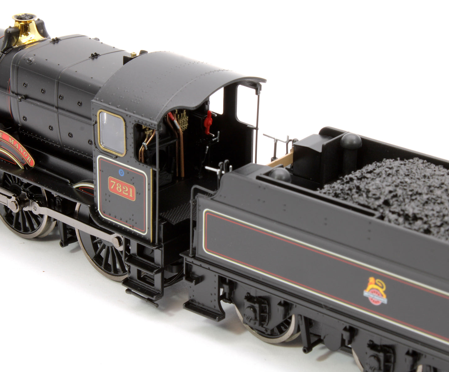 Ditcheat Manor BR Lined Black Early Crest 78xx Manor Class 4-6-0 Steam Locomotive No.7821