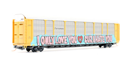 Pre-Owned 89' Tri-Level Closed Autorack Ferromex - Road #310442 - Weathered