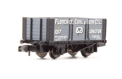 Pre-Owned 373-181 7 Plank Wagon 'Florence Coal & Iron Co Ld' No.1017