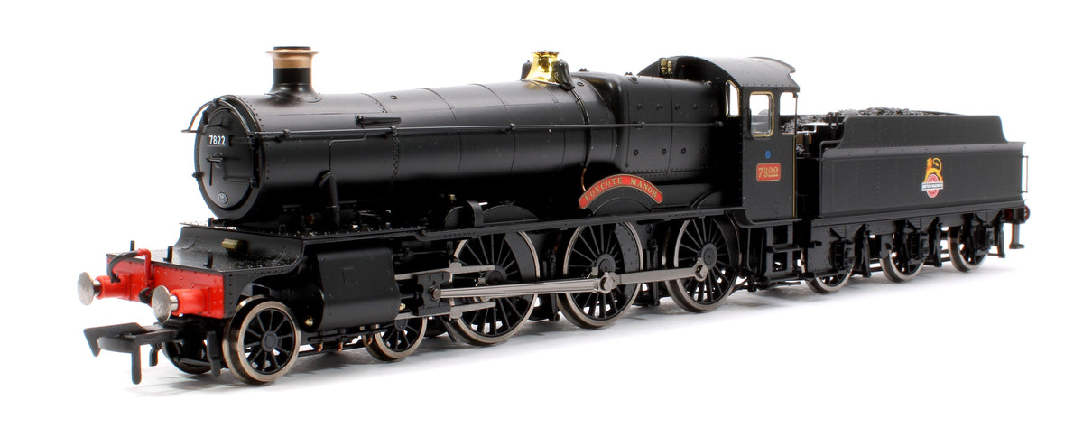 Pre-Owned 4S-001-012 Foxcote Manor BR Black Early Crest 78xx Manor Class 4-6-0 Steam Locomotive No.7822