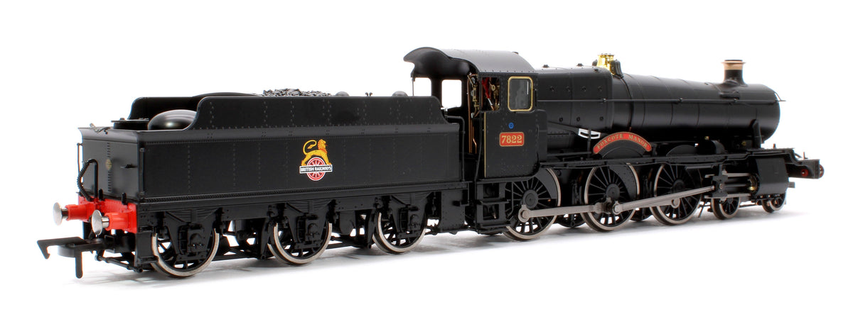 Pre-Owned 4S-001-012 Foxcote Manor BR Black Early Crest 78xx Manor Class 4-6-0 Steam Locomotive No.7822