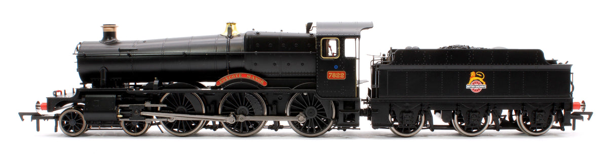 Pre-Owned 4S-001-012 Foxcote Manor BR Black Early Crest 78xx Manor Class 4-6-0 Steam Locomotive No.7822