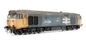 Pre-Owned BR Large Logo Blue Class 50035 'Ark Royal' Diesel Locomotive (Custom Weathered)