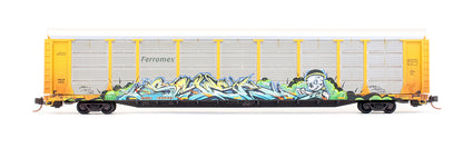 Pre-Owned 89' Tri-Level Closed Autorack TTX / Ferromex - Road # TTGX 255631 - Weathered