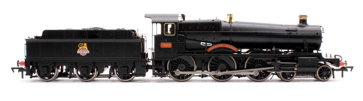 Pre-Owned 4S-001-012 Foxcote Manor BR Black Early Crest 78xx Manor Class 4-6-0 Steam Locomotive No.7822