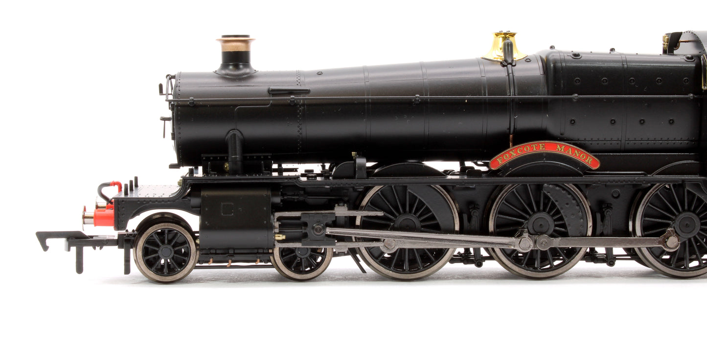 Foxcote Manor BR Black Early Crest 78xx Manor Class 4-6-0 Steam Locomotive No.7822 - Sound Fitted