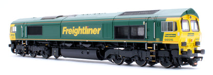Class 66/5 66515 Freightliner Green Diesel Locomotive