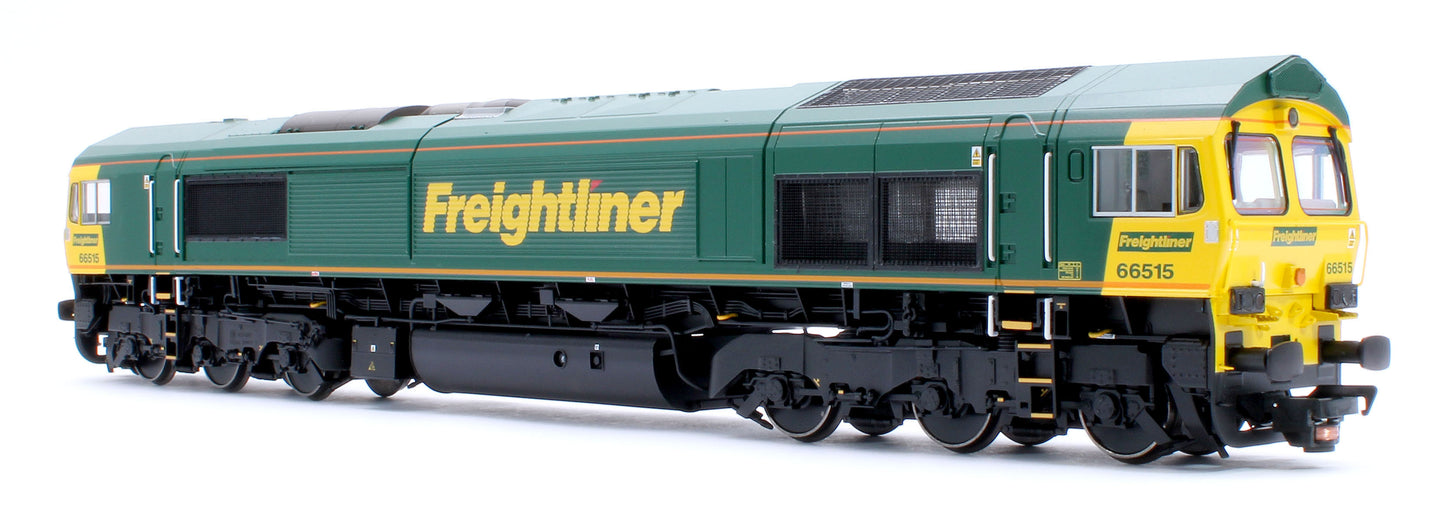 Class 66/5 66515 Freightliner Green Diesel Locomotive - Deluxe DCC Sound