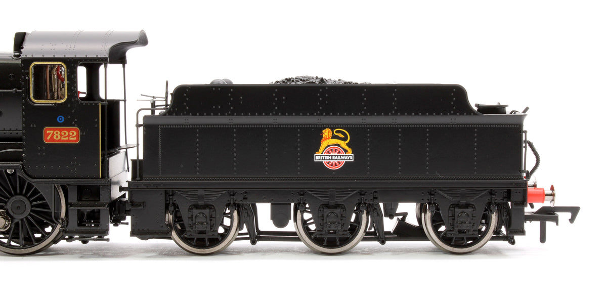 Pre-Owned 4S-001-012 Foxcote Manor BR Black Early Crest 78xx Manor Class 4-6-0 Steam Locomotive No.7822
