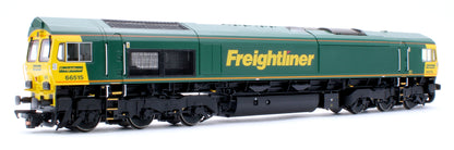Class 66/5 66515 Freightliner Green Diesel Locomotive