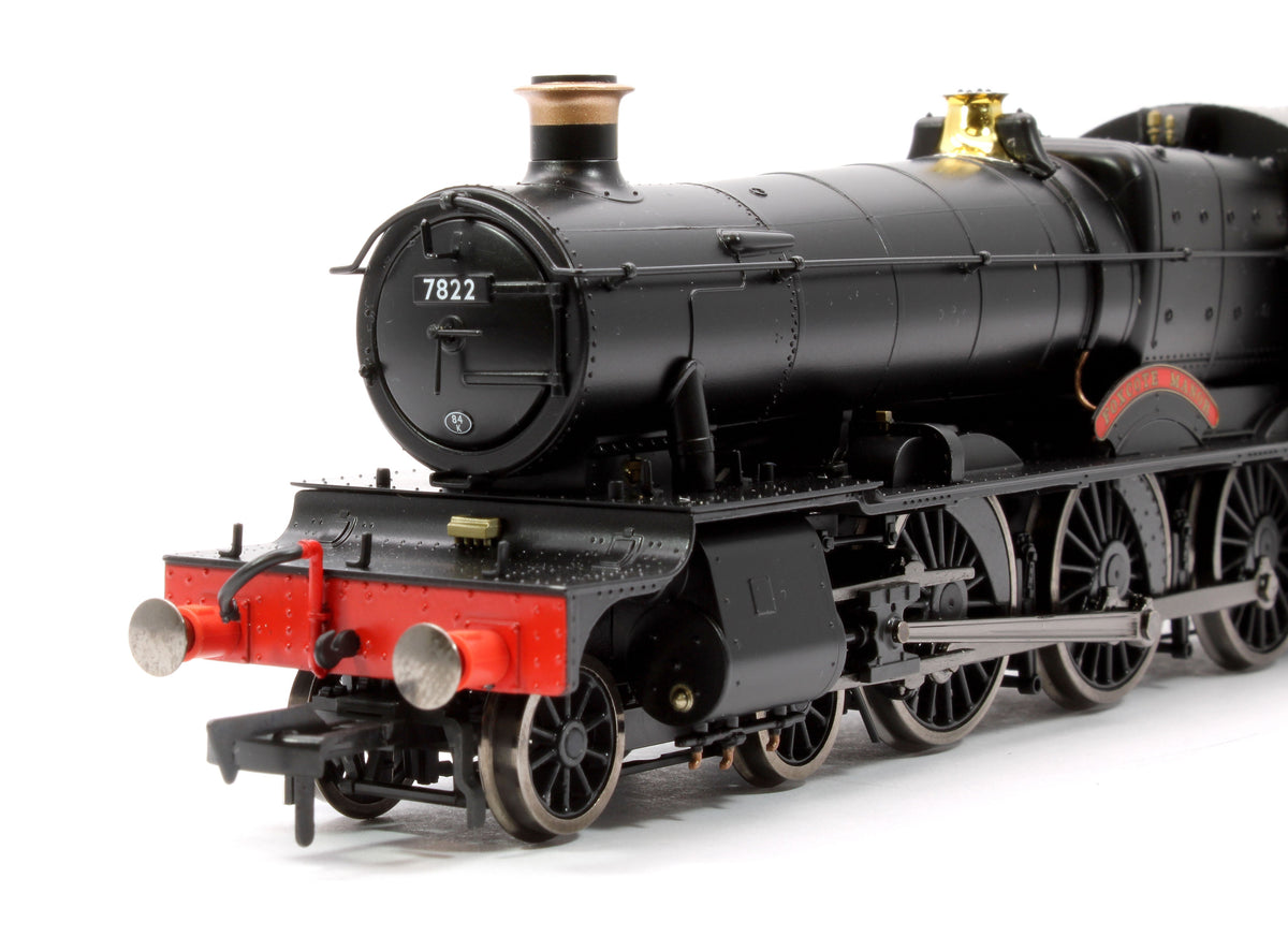 Pre-Owned 4S-001-012 Foxcote Manor BR Black Early Crest 78xx Manor Class 4-6-0 Steam Locomotive No.7822