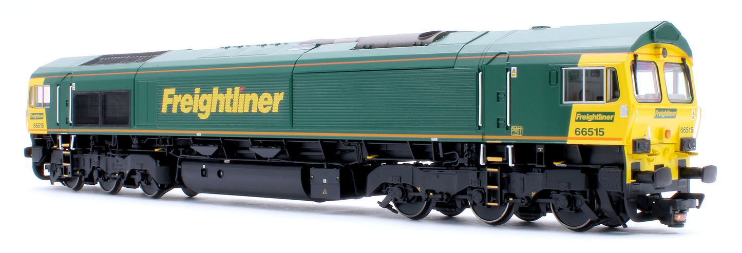 Class 66/5 66515 Freightliner Green Diesel Locomotive - Deluxe DCC Sound