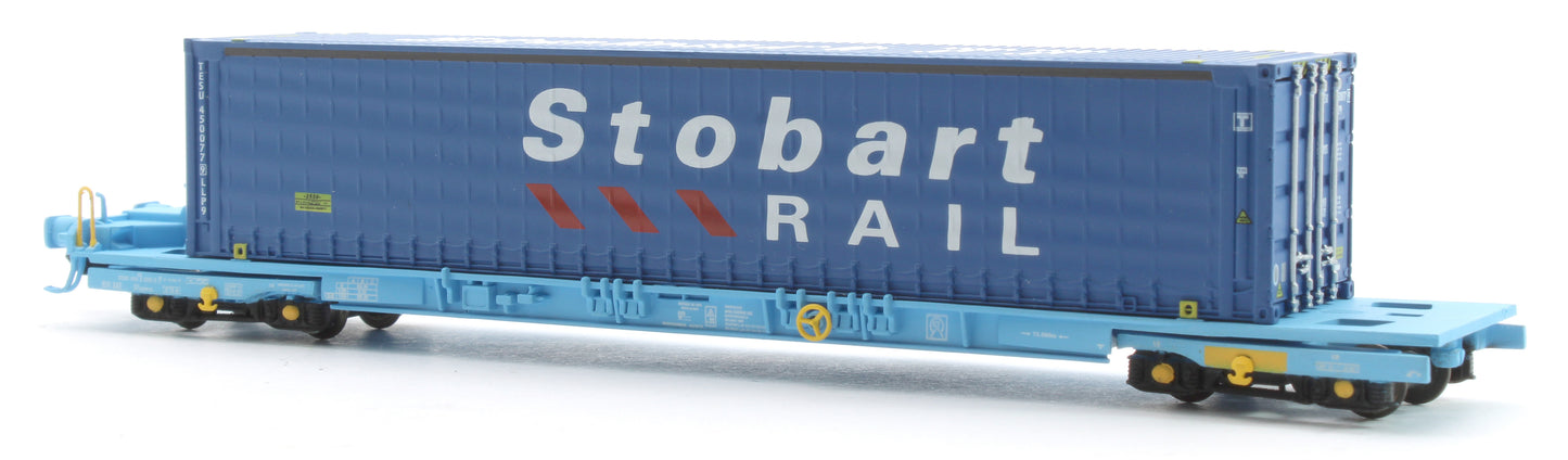 Pre-Owned Megafret Wagons With 45ft Stobart Rail Containers