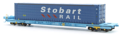 Pre-Owned Megafret Wagons With 45ft Stobart Rail Containers