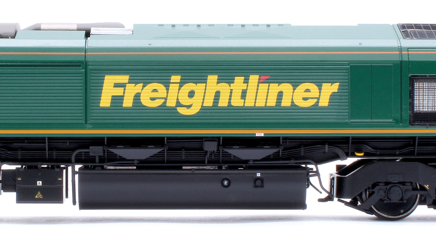 Class 66/5 66515 Freightliner Green Diesel Locomotive