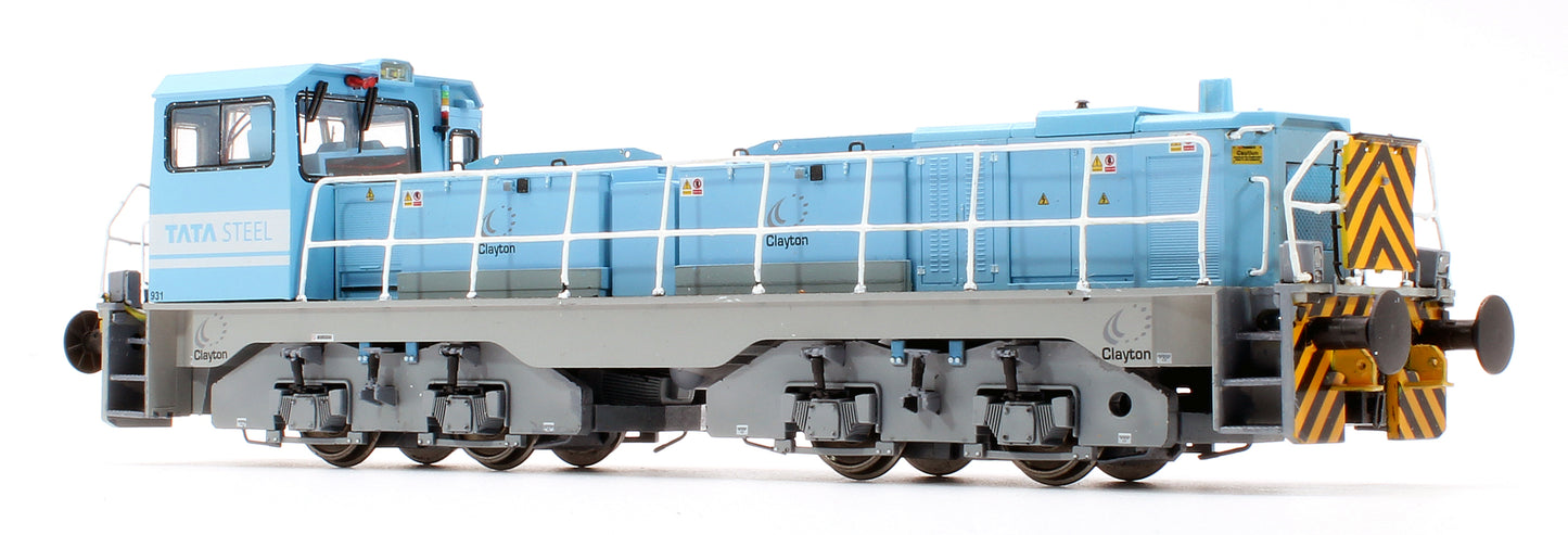 Clayton Class 18 / CBD90 Tata Steel Hybrid Battery Diesel Locomotive No.932 (Version B) DCC Sound