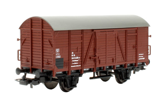 Pre-Owned 54706 H0 DB IV Covered Freight Car G20 "Construction Material"