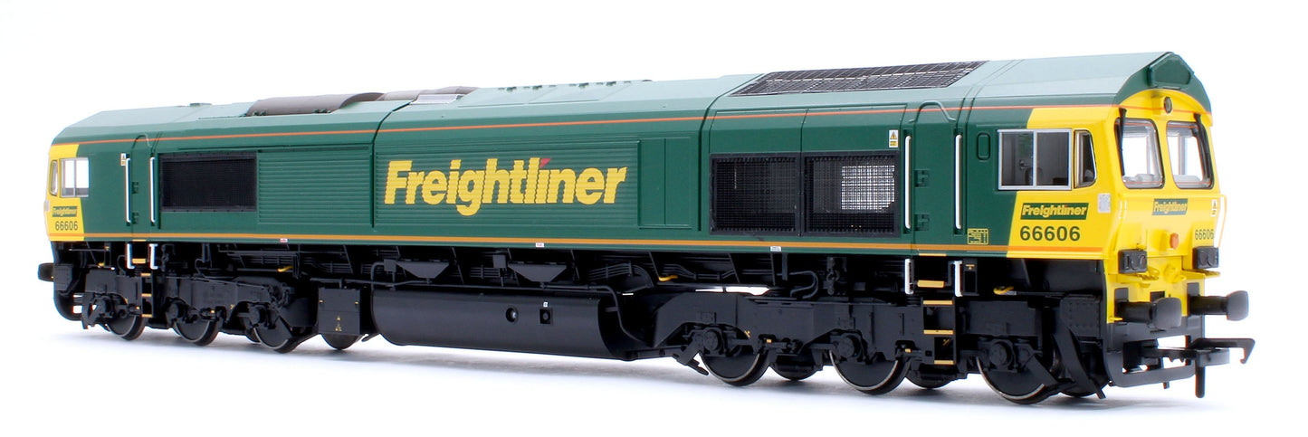 Pre-Owned 50-002 Class 66/6 66606 Freightliner Green Diesel Locomotive - DCC Sound