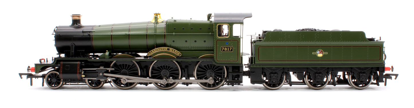 Pre-Owned Garsington Manor BR Lined Green Late Crest 78xx Manor Class 4-6-0 Steam Locomotive No.7817 - DCC Fitted