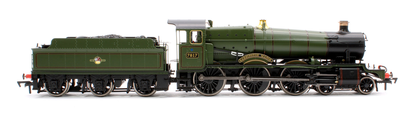 Garsington Manor BR Lined Green Late Crest 78xx Manor Class 4-6-0 Steam Locomotive No.7817 - Sound Fitted