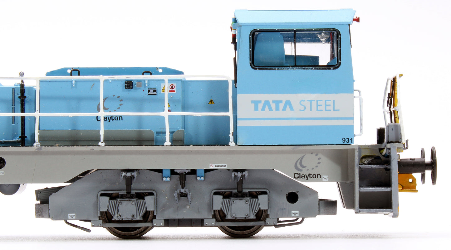 Clayton Class 18 / CBD90 Tata Steel Hybrid Battery Diesel Locomotive No.932 (Version B) DCC Sound