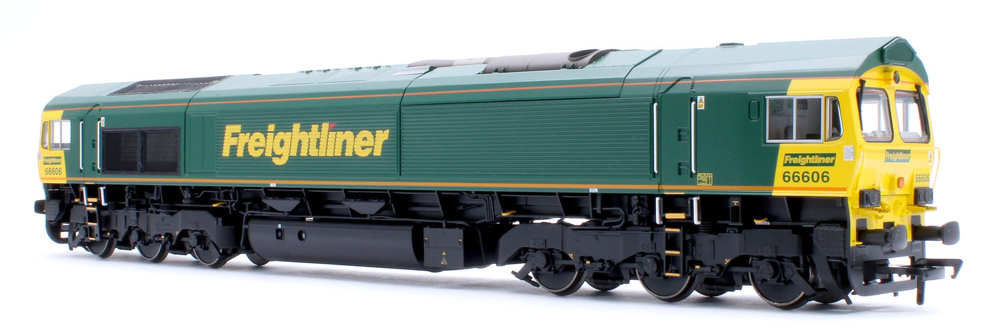 Pre-Owned 50-002 Class 66/6 66606 Freightliner Green Diesel Locomotive - DCC Sound