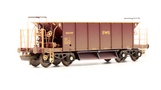 Pre-Owned R6286F EWS YGB Seacow Hopper Wagon 'DB980243' - Weathered