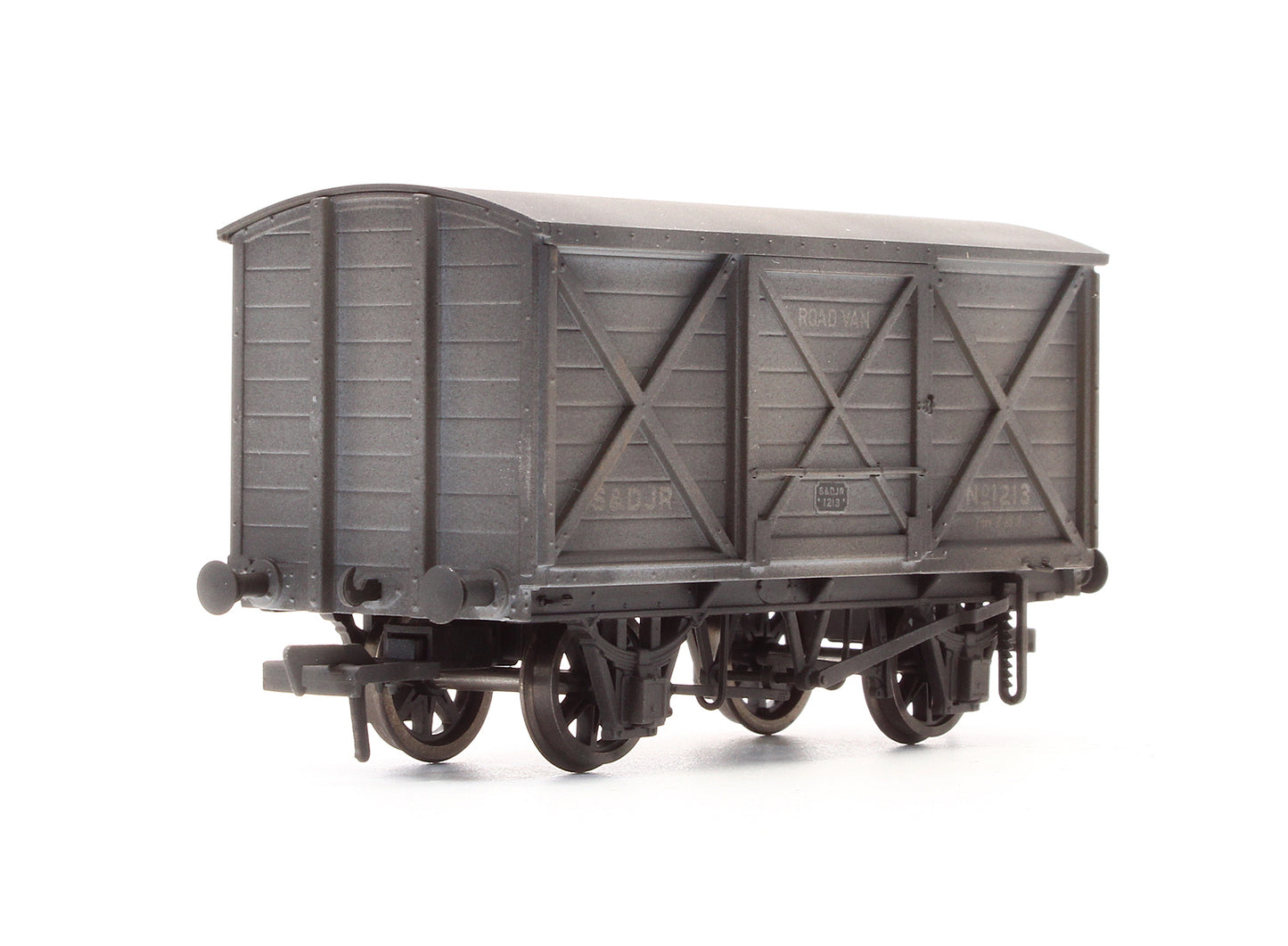 Pre-Owned S&DJR 10 Ton Covered Van S&DJR Grey 1213 - Custom Weathered