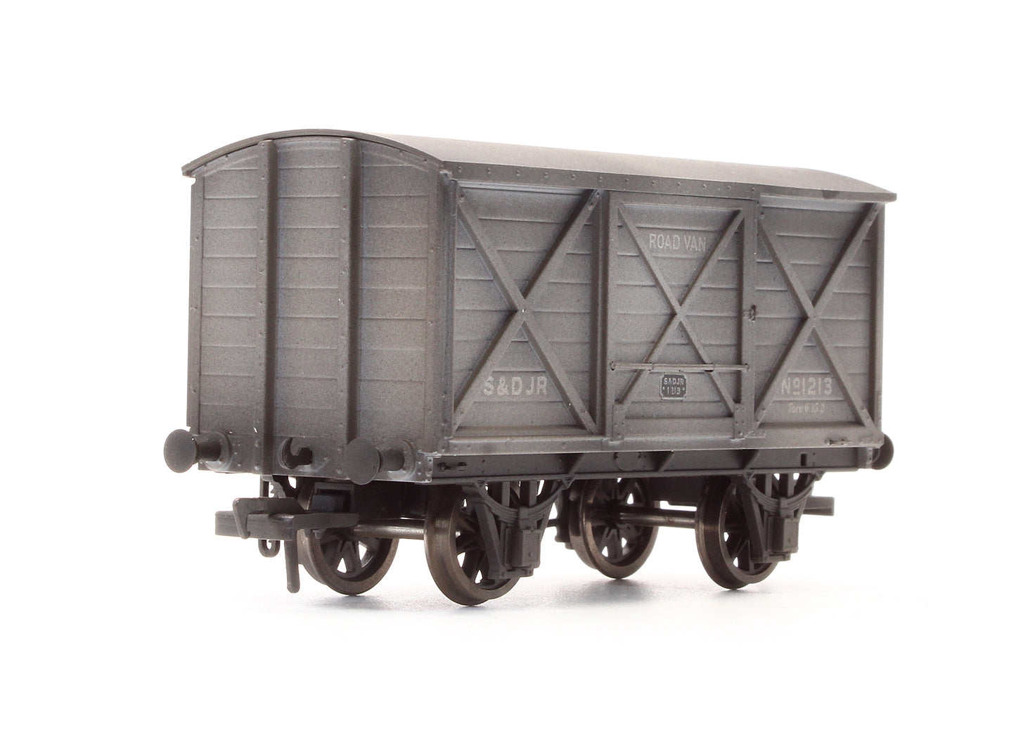 Pre-Owned S&DJR 10 Ton Covered Van S&DJR Grey 1213 - Custom Weathered