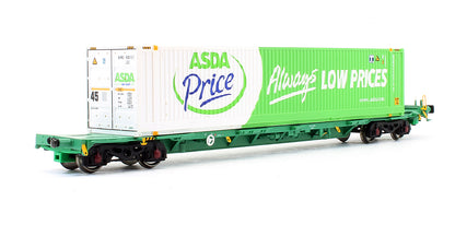 Pre-Owned Internodal Bogie Wagon With Two 45ft Containers 'ASDA'