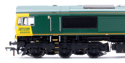 Pre-Owned 50-002 Class 66/6 66606 Freightliner Green Diesel Locomotive - DCC Sound