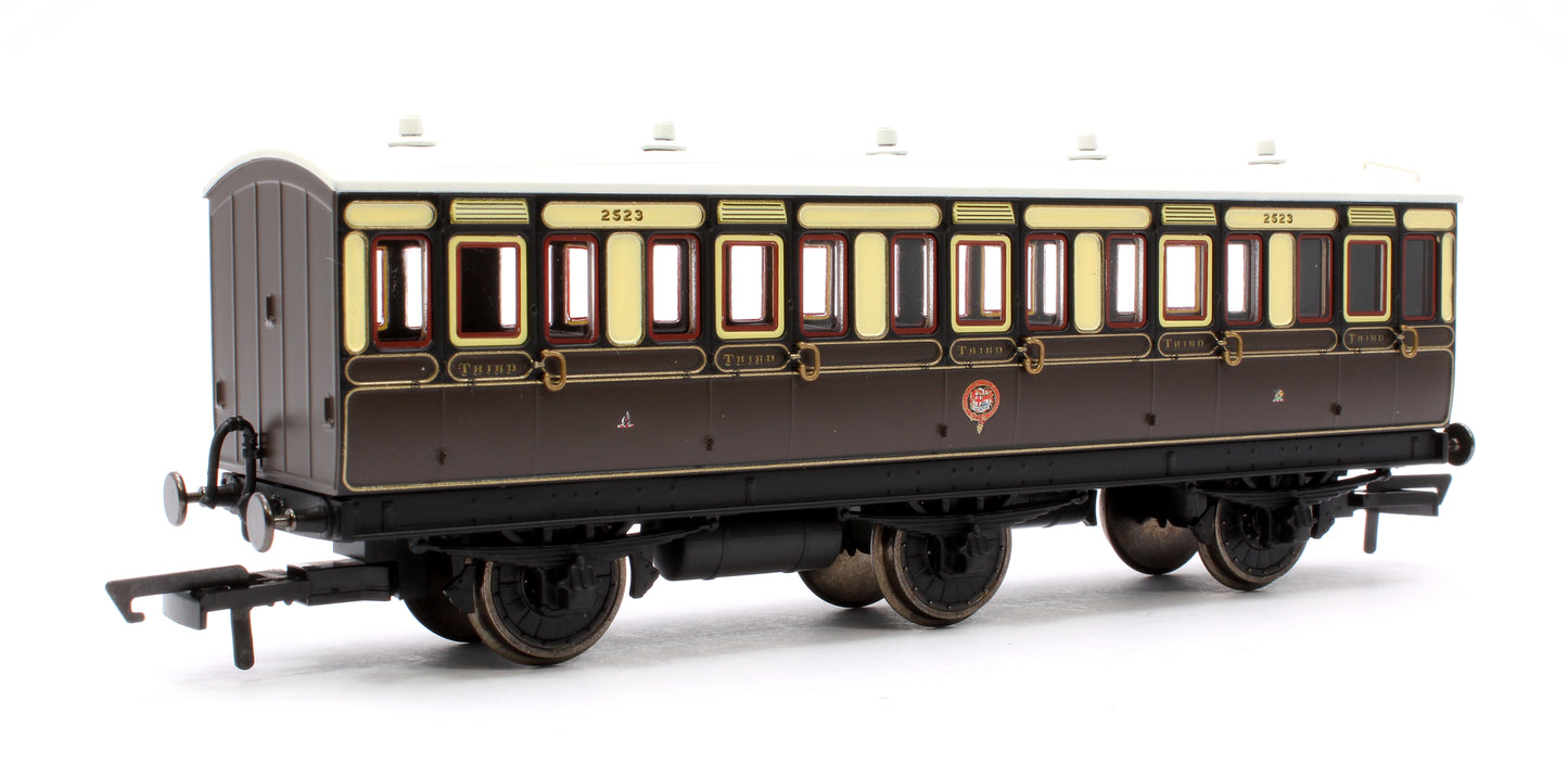 6 Wheel Coach 3rd Class GWR 2523