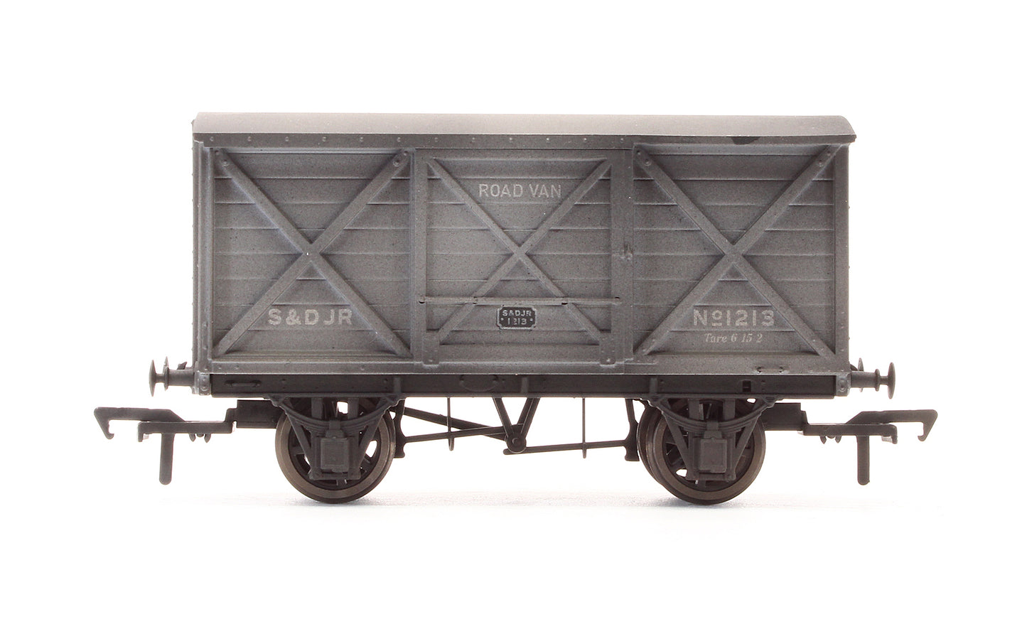 Pre-Owned S&DJR 10 Ton Covered Van S&DJR Grey 1213 - Custom Weathered