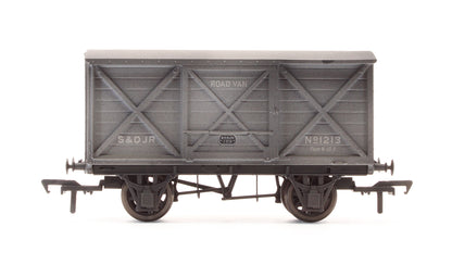 Pre-Owned S&DJR 10 Ton Covered Van S&DJR Grey 1213 - Custom Weathered