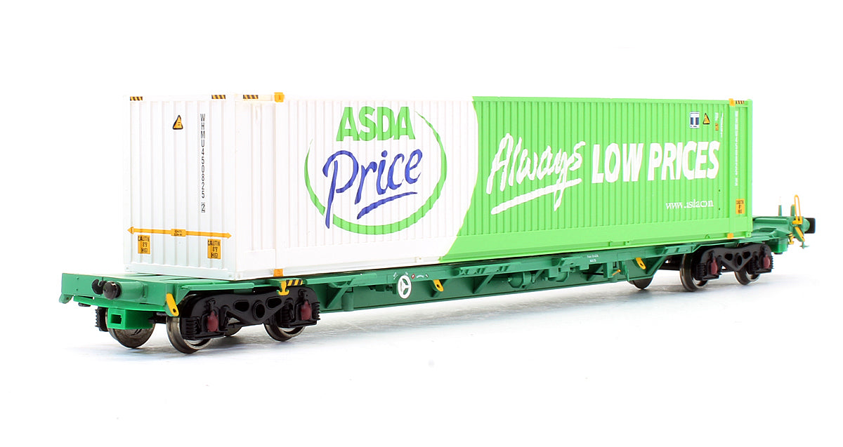 Pre-Owned Internodal Bogie Wagon With Two 45ft Containers 'ASDA'