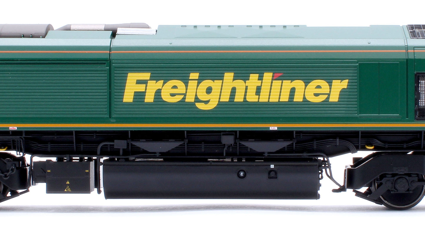 Pre-Owned 50-002 Class 66/6 66606 Freightliner Green Diesel Locomotive - DCC Sound