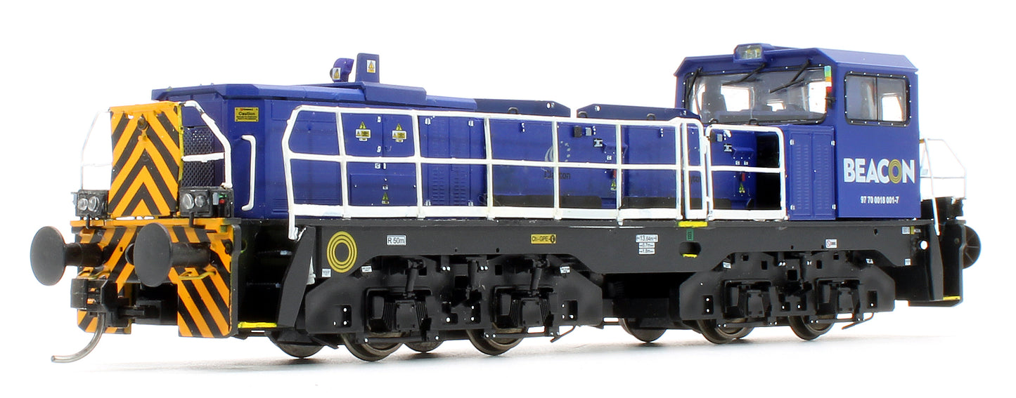 Clayton Class 18 (18006-15) / CBD90 Beacon Rail Hybrid Battery Diesel Locomotive (BMAC Light Cluster)